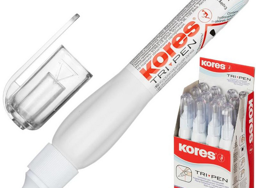 Корректирующий карандаш Kores Tri Pen 10 г (8 мл) (быстросохнущая основа)